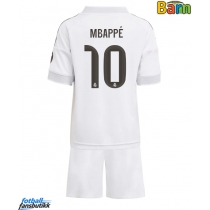 Real Madrid Kylian Mbappe #10 Hjemmedraktsett Barn 2025-26 Kortermet (+ Korte bukser)